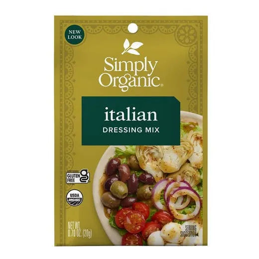 Simply Organic Italian Salad Dressing Mix 0.70 oz.