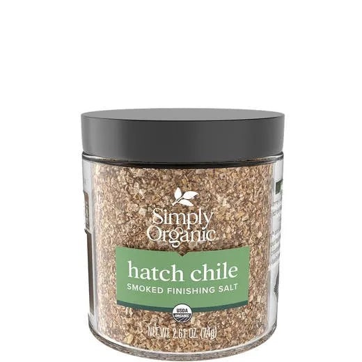 Simply Organic Hatch Chile Finishing Salt 2.61 oz.